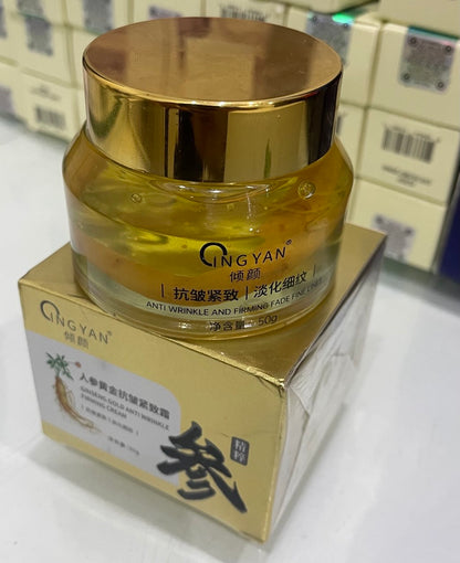 CINGYANG® Crème raffermissante anti-rides au ginseng doré 50G